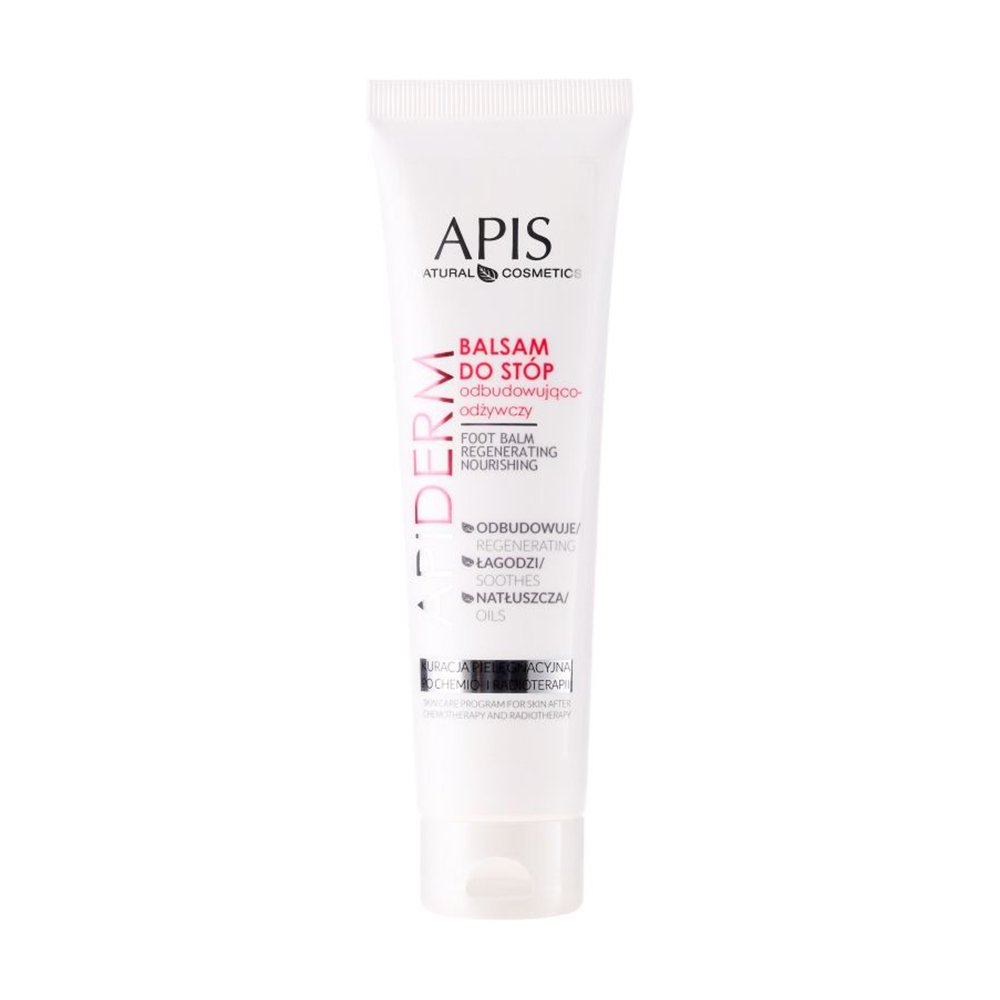 Бальзам для ніг Apis Natural Cosmetics Apiderm Foot Balm Regenerating Nourishing, 100 мл